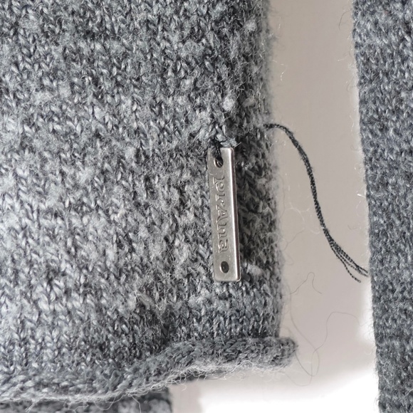 Prana Nightingale Ombré Light Wool Knit Open Back Long Sleeve Sweater SIZE S - Picture 6 of 9